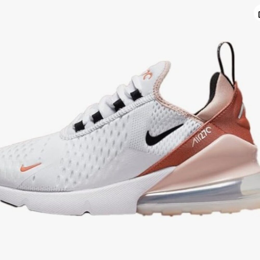 Nike Air Max 270 White Oxford Pink Sunrise Women's - SZE 8